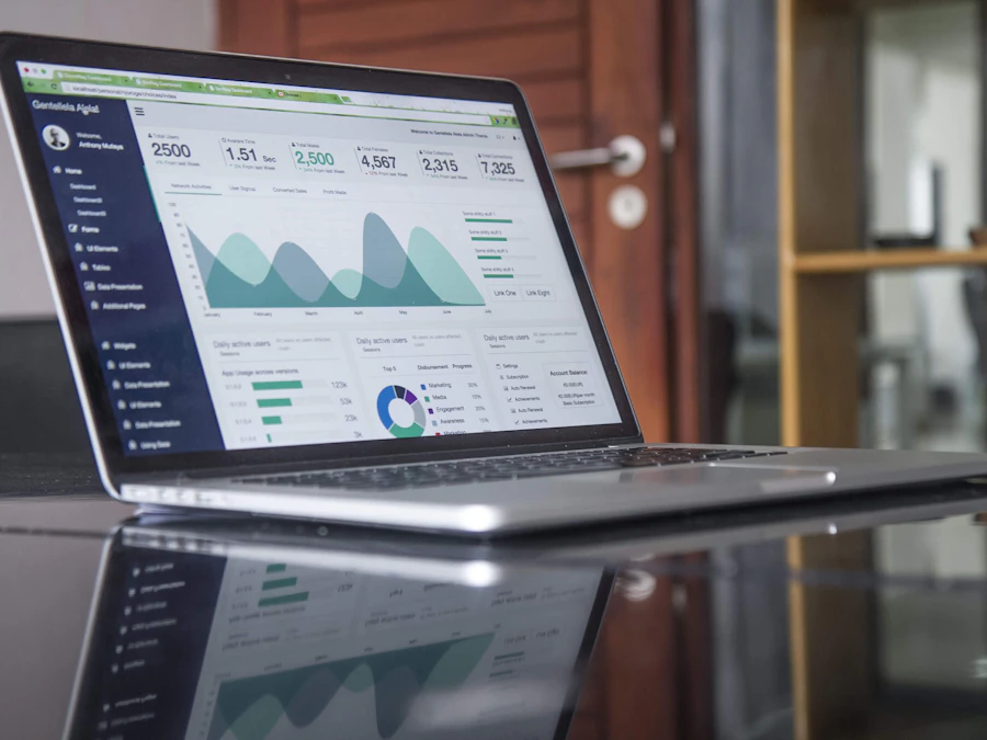 Rising organic traffic and rankings in an SEO dashboard we manage